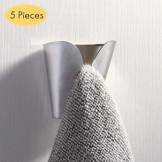 Amazon Com Kes Kitchen Towel Hooks Self Adhesive Dish Towel