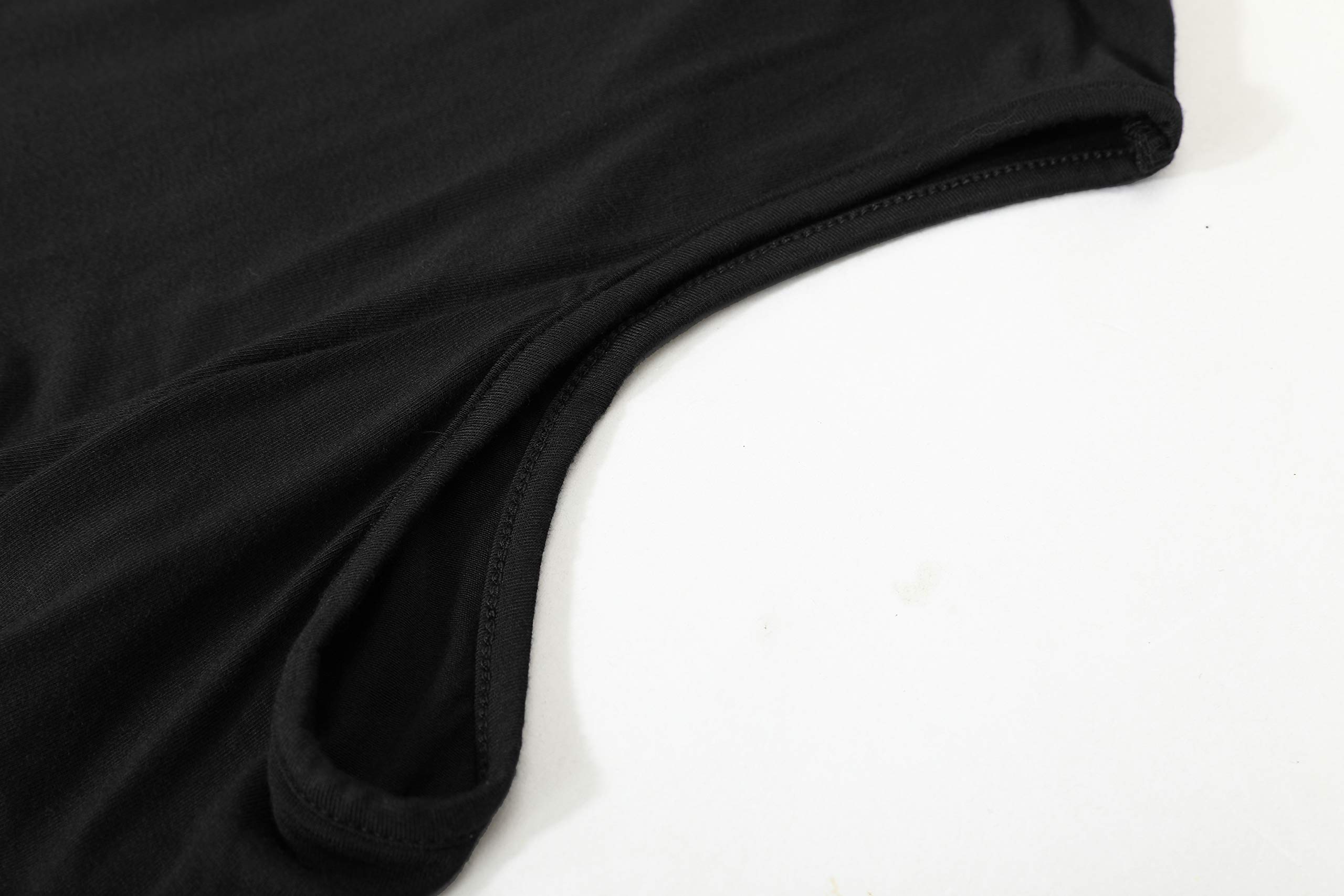 Women Short Sleeve Criss Cross V Neck Cold Shoulder T-Shirt m