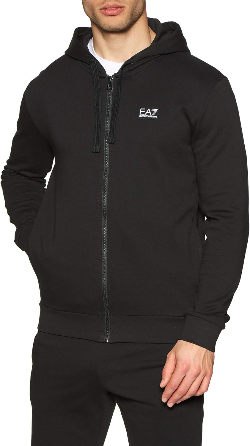 ea7 zipped hoodie