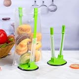 LJHOME 2 Pcs Baggy Rack Clips Adjustable Food Bag Stand Holders Green view 7