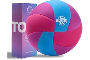 MOTOMY™ Soft Volleyball, Pain-Free Indoor Training Ball for Kids & Youth, Extra Soft Surface with Realistic Bounce, Silent Ball for House Play, Ideal Volleyball Gift for Kids