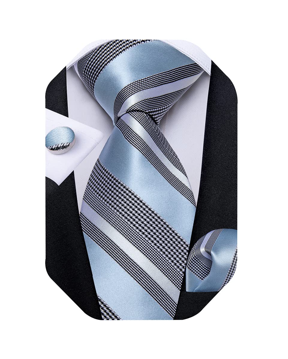 DiBanGu Extra Long Tie for Men Silk 63" XL Necktie
