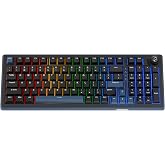 Ducky OK-M - 98% Wireless Mechanical Gaming Keyboard : Gasket-Mount Design, Hot-Swappable Switches, Five-Layer Acoustic Dampening, RGB, USB-C, 2.4Ghz, Bluetooth, Wine Red Switch
