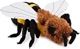 Zappi Co Honey Bee Plush Toy 33cm Safari Animals Collection Kids Soft Toy