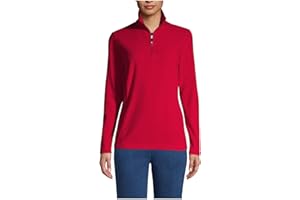 Lands' End Anyweather Fleece Quarter Zip Pullover