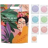 Naisture x Frida Kahlo 15 Min Pamper Me Kit Korean Spa Skincare Gift Set for Women-Head to Toe with Hair, Face, Eye, Hand, Foot Masks, & Bonus Item (8 pcs)