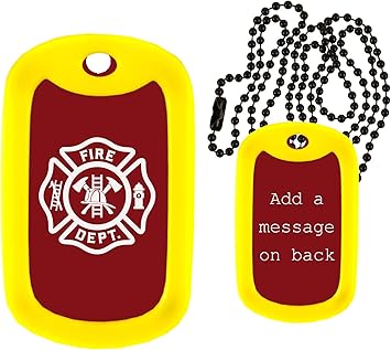 firefighter dog tags for pets