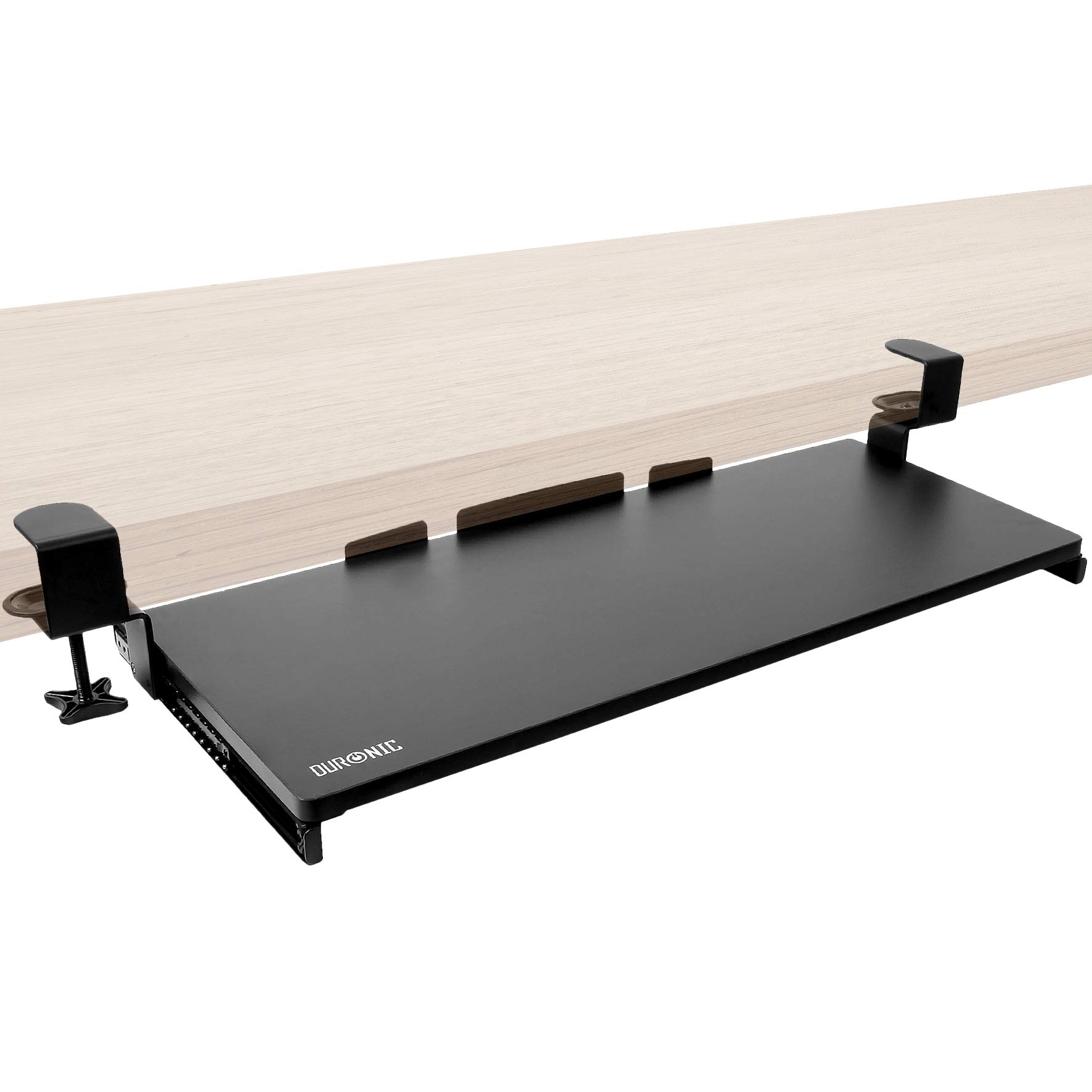Duronic DKTPX2 Keyboard Drawers and Platform | Under Desk Drawer for Keyboard and Mouse | Ergonomic Solution | Sliding Sliding Tray | Easy Assembly