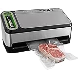 FoodSaver V4840 2-in-1 Vacuum Sealer Machine with Automatic Bag Detection and Starter Kit | Safety Certified | Silver, 18.80 