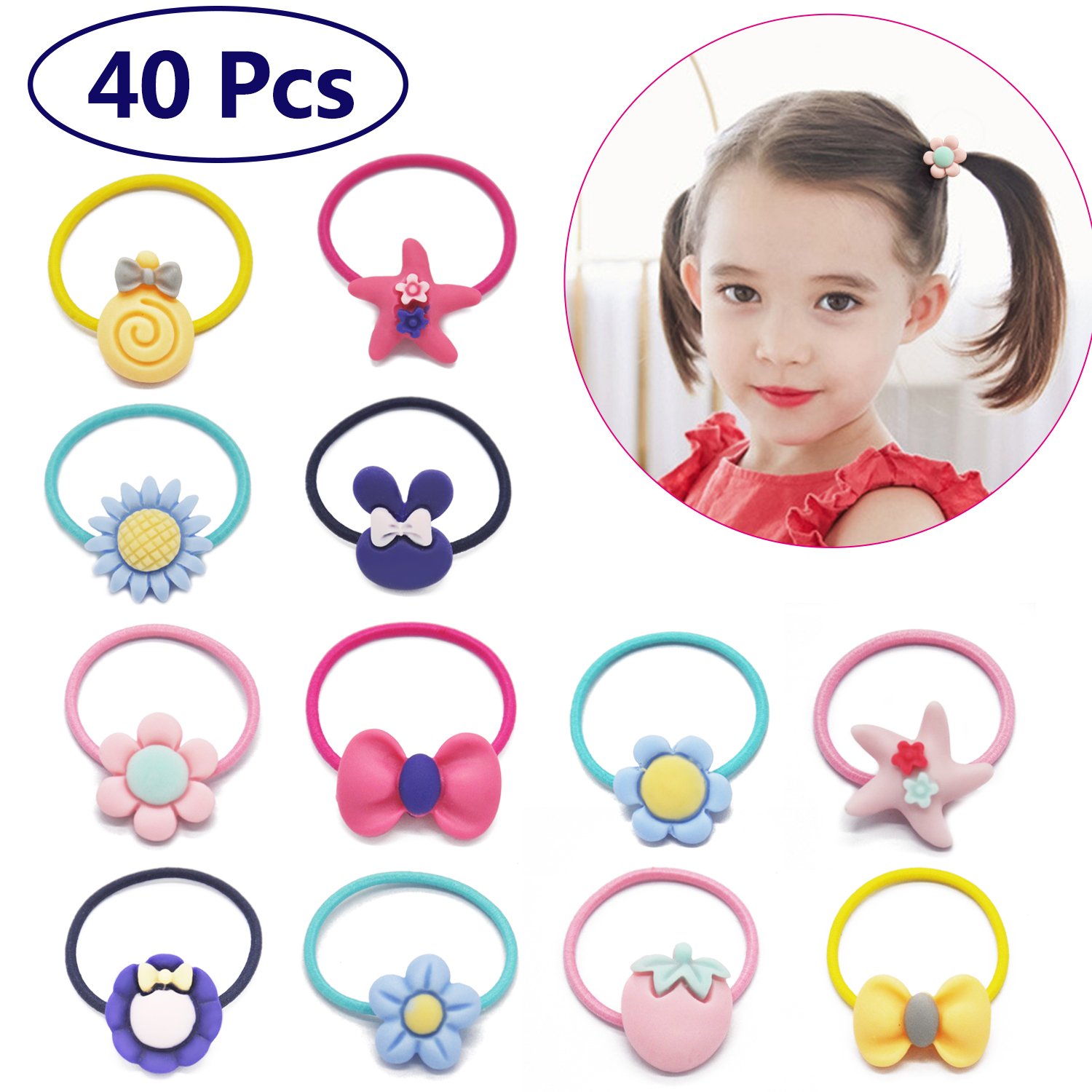 baby girl hair elastics