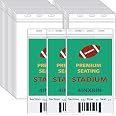thumbnail image 2 of Patelai 4 X 8 Inch Plastic Badge Holder Bulk Clear Vinyl ID Protector Sleeves Card Ticket Credential Badge Sleeves Vertical Waterproof Badge Holder Name Tag Holder For Sporting Events (100 Pcs 2 of 14