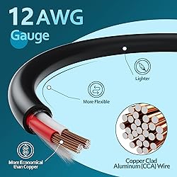 Elecan Pro Series 12/2 Outdoor Speaker Wire Cable