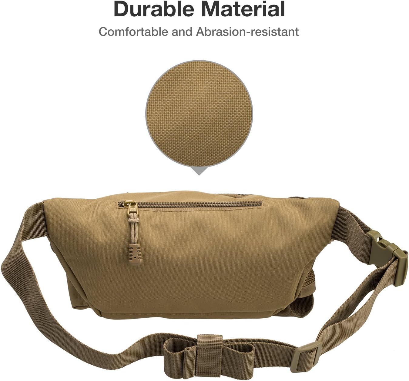 Piscifun Fishing Bag Portable Outdoor Fishing Tackle Bags Multiple Waist Bag Multi Functional Fanny Pack Khaki : Sports & Outdoors