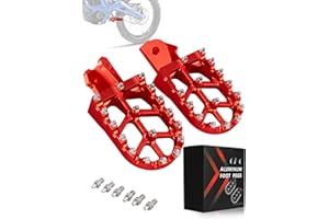 JFG RACING Dirt Bike Foot Pegs,7075 Aluminum CNC Pedals Rests for Surron Light Bee X and S/E Ride Pro SS/CRF150F CRF230F 03-1