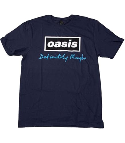 Oasis T Shirt Decca Band Logo New Official Unisex Black Size S