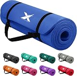 Xn8 Sports Yoga Mat 10mm 15mm NBR Non Slip Carry Strap Fitness Mat