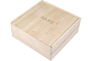 Stephan Baby Natural Pine Keepsake Box, Baby