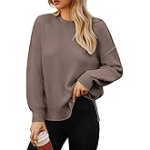 GRACE KARIN Fall Oversized Sweaters for Women, Crewneck Knit Pullover, 2025 Fashion Outfits Trendy
