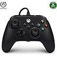 PowerA Nano Enhanced Wired Controller for Xbox Series X|S - Black, portable, compact, gamepad, wired video game controller, gaming controller, works with Xbox One and Windows 10/11, Officially Licensed for Xbox, Compact, Smaller, Portable