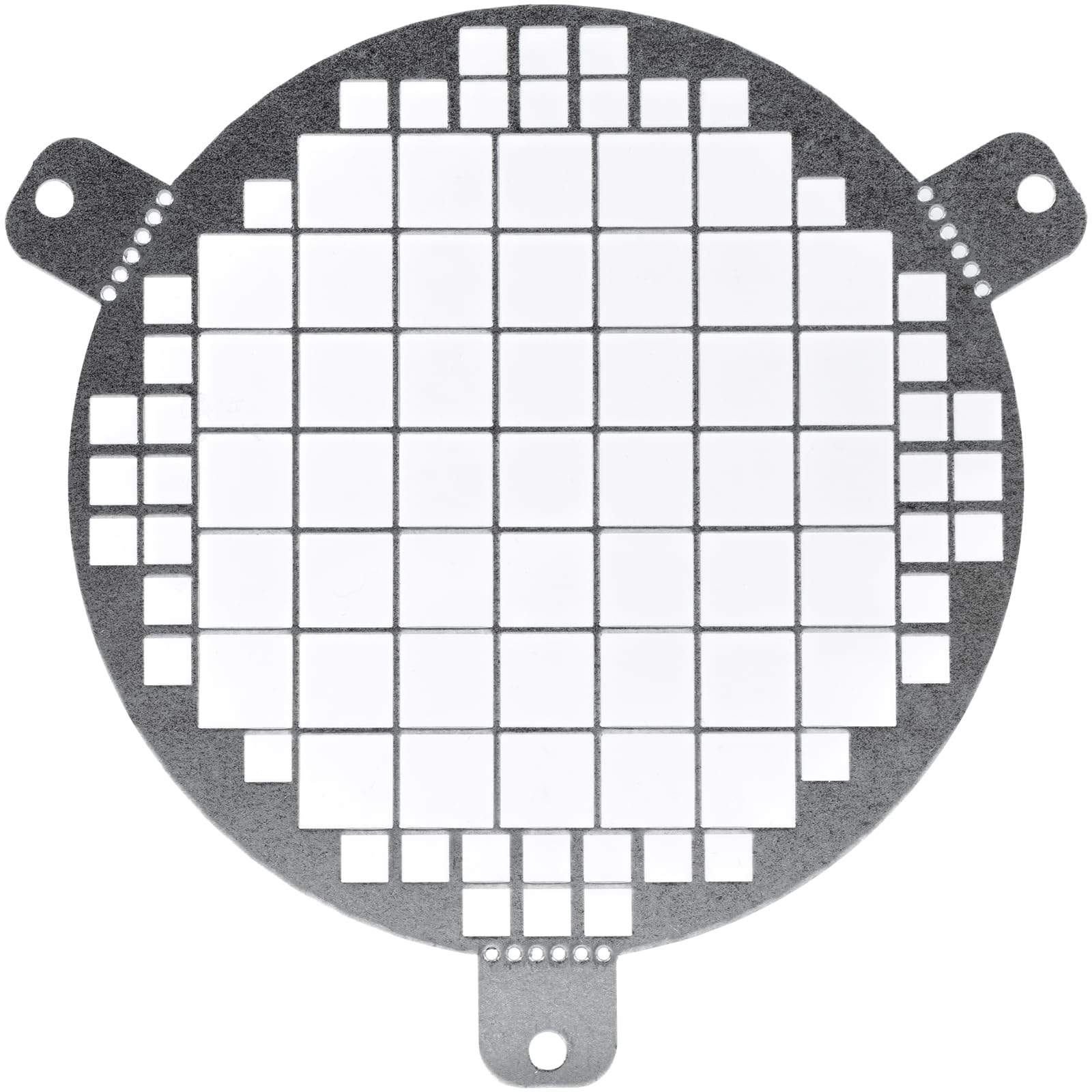 Repa Market 4" Inch / Ø100 mm Galvanized Steel Round Crawl Space Vent Grid - Inlet Outlet Ventilation Guard - Universal Metal Air Supply Exhaust Protection Mesh - Durable Duct Grille