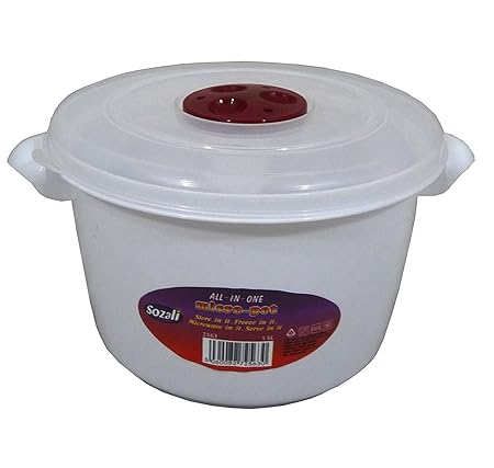Alta calidad de 1,5 litros con tapa recipiente para microondas ...