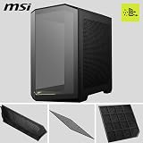MSI MAG PANO 100L PZ ATX PC Case with Vertical GPU Bracket USB 20Gbps-C view 3