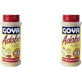 Goya Adobo All Purpose Seasoning with Pepper Extra Large 28 oz Shakeable Canister Pack of 2