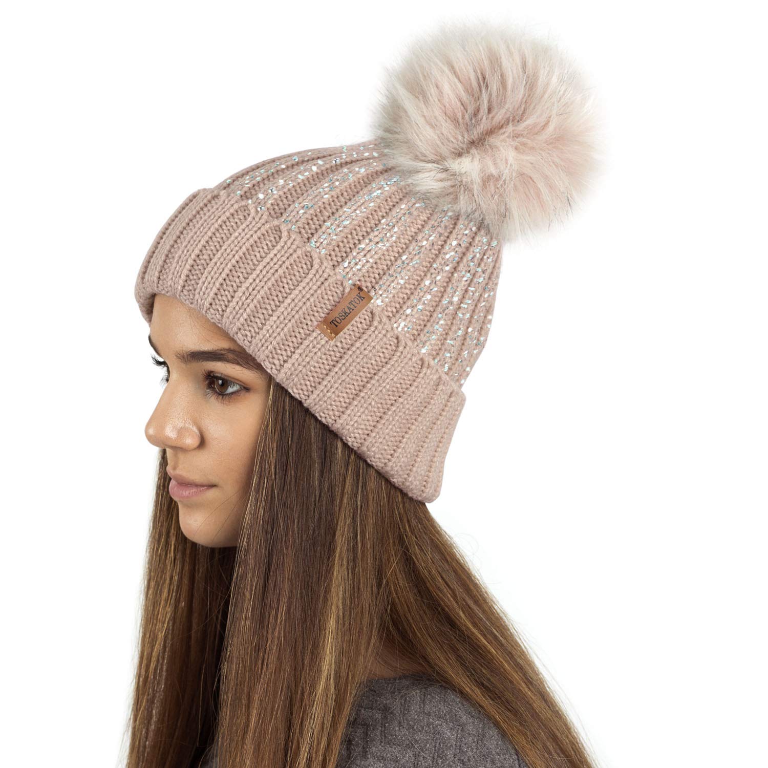 Buy TOSKATOK Ladies Womens Girls Ribbed 