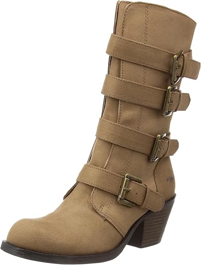 womens tan biker boots