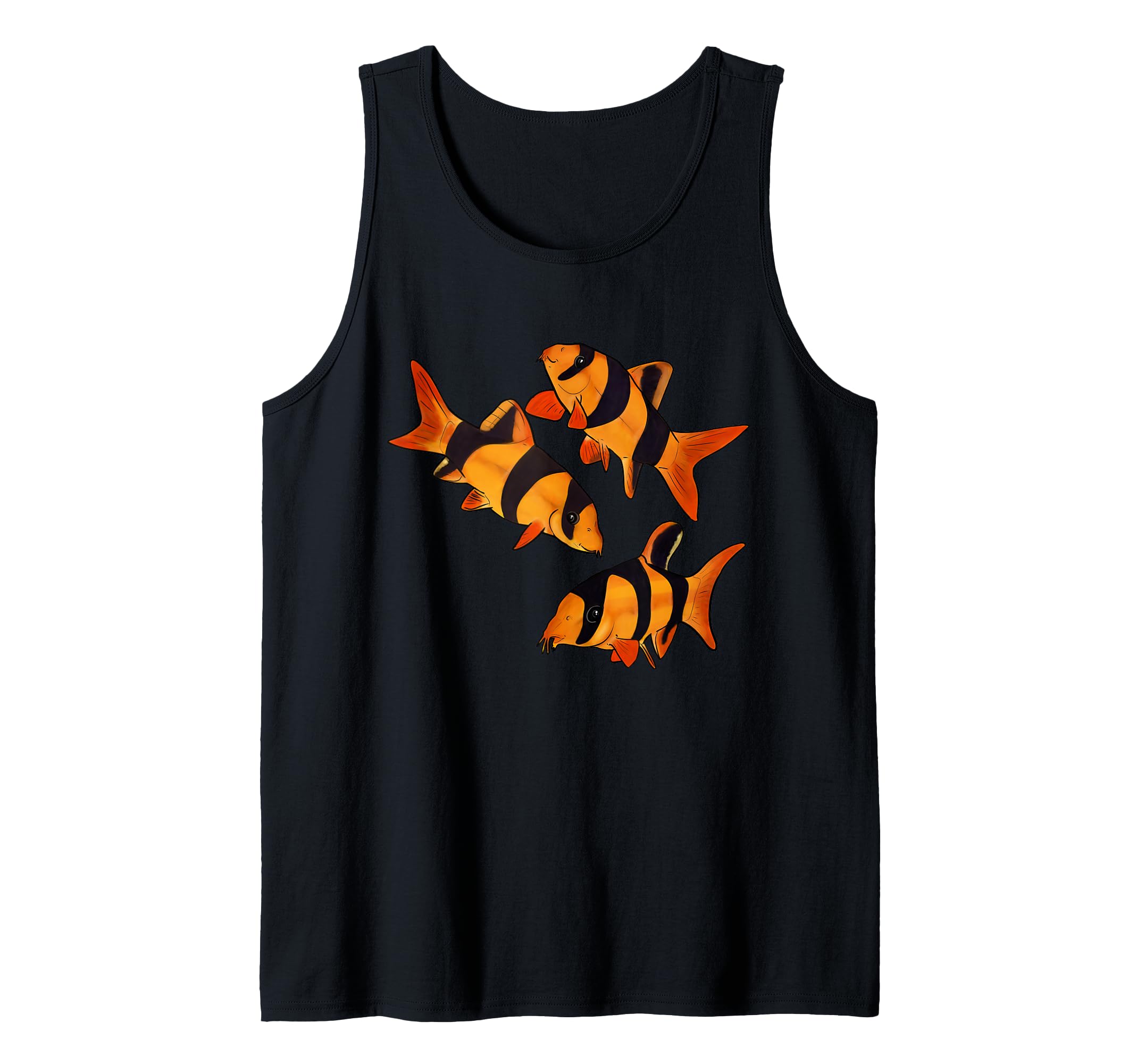Clown loach fish aquarium design-tiger botia Tank Top
