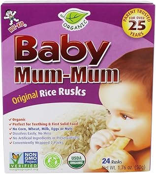 organic rice rusks