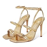 Elisabet Tang 4 inch Stylish Ankle Strap Stiletto
