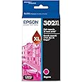 EPSON 302 Claria Premium Ink High Capacity Magenta Cartridge (T302XL320-S) Works with Expression Premium XP-6000, XP-6100
