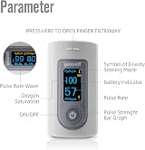 yuwell Pulse Oximeter Fingertip SpO2 Pulse Rate Display view 6