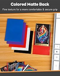 Uniclife 500 Counts MTG Card Sleeves Colored Matte