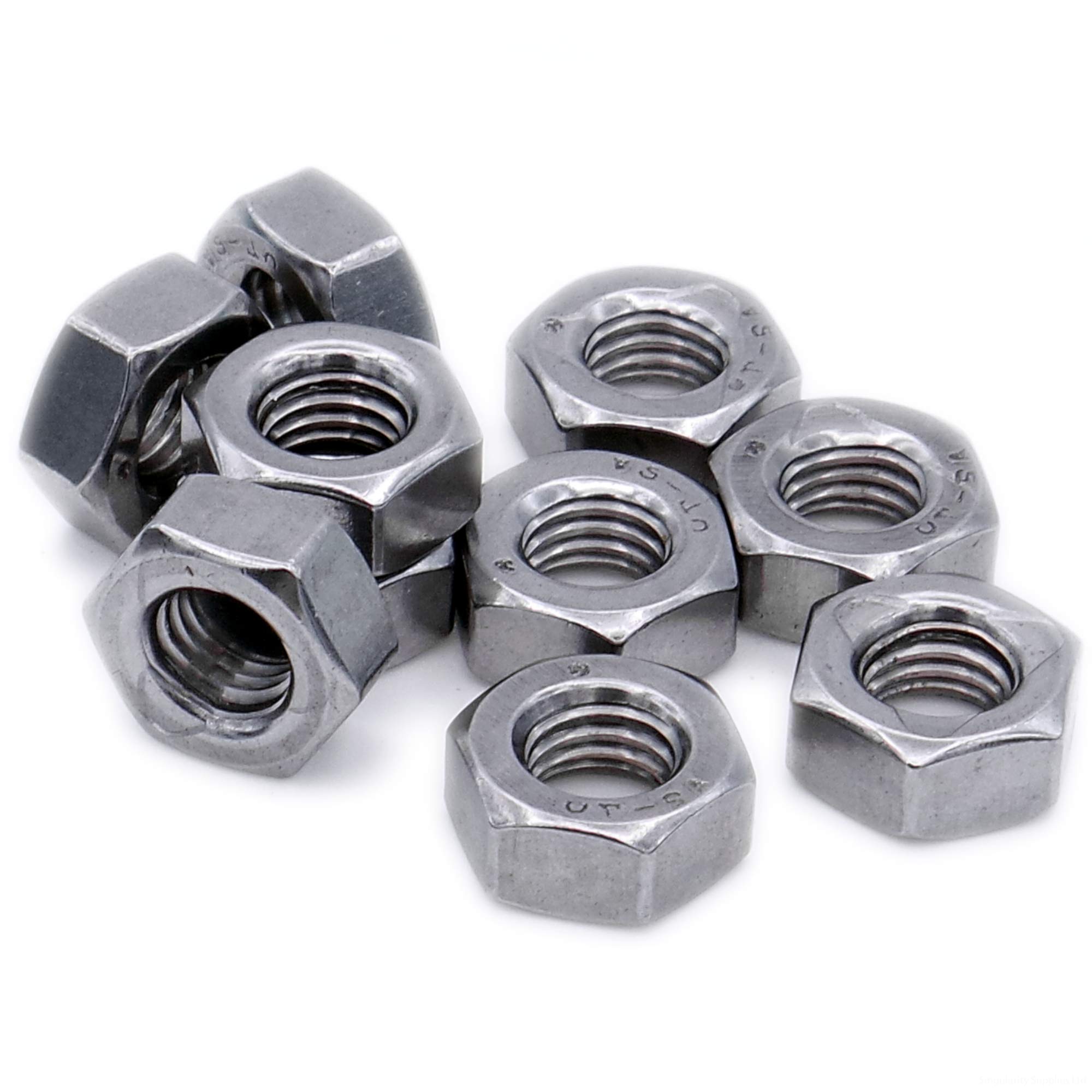 M8 (8mm) All Metal Self Locking Nut - Stainless Steel (A2) (Pack of 10)