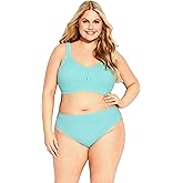 Avenue Body Women's Plus Size Brief - Fashion Microfiber Hi Cut