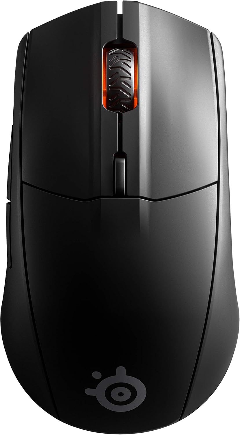 SteelSeries Rival 3 Wireless - Ratón Para Gaming - Batería Con Más De 400 Horas De Duración - Tecnología dual inalámbrico a 2,4 GHz y Bluetooth 5.0