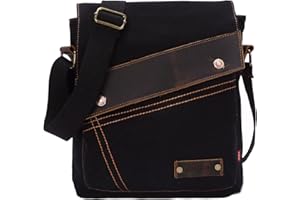 AIBAG Messenger Bag, Vintage Small Canvas Shoulder Bag Crossbody Purse