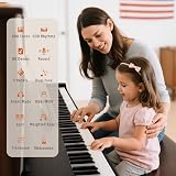 Artist Hand 88 Weighted Keys Digital Piano with Stand 3 Pedals USB MIDI view 2