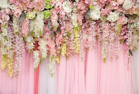Amazon Qinunipoto 背景布 背景紙 写真背景布 写真 撮影用 布 撮影背景 結婚式 結婚用 ピンクの背景 ピンクの花 緑の花 白い花 背景シート 新生児 小道具 スクリーン 背景ポスター ポリエステル 洗濯可 2 5m X 1 5m バックペーパー 背景布 通販