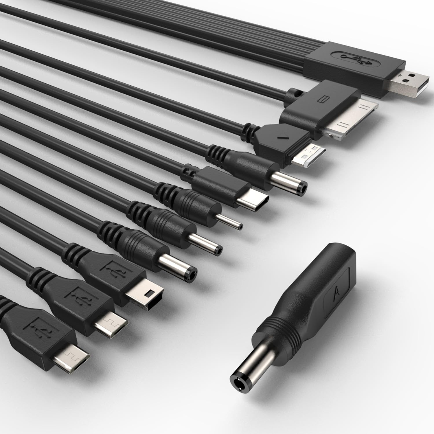 Bousnic Dog Shock Collar Charger, Universal Charger Replacement for Mini Educator E Collar, Bark Collar and Other Training Systems, 11-in-1 Dog Training Collar Charging Cord