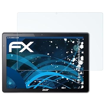 atFolix Schutzfolie kompatibel mit Acer Aspire Switch Alpha 12 Panzerfolie, ultraklare und stoßdämpfende FX Folie (2X)