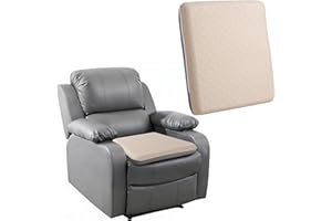 Ganondorf Extra Large Recliner Seat Cushion for Elderly Tufted Furry Booster Foam Cushion, Pressure Relief for Long Sitting O