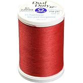 Coats: Thread &amp; Zippers Coats Thread &amp; Zippers Dual Duty XP 250yds, Single Spool, Atom Red Notion