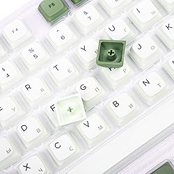 YMDK Matcha Dye Sub ZDA PBT Keycap Similar to XDA