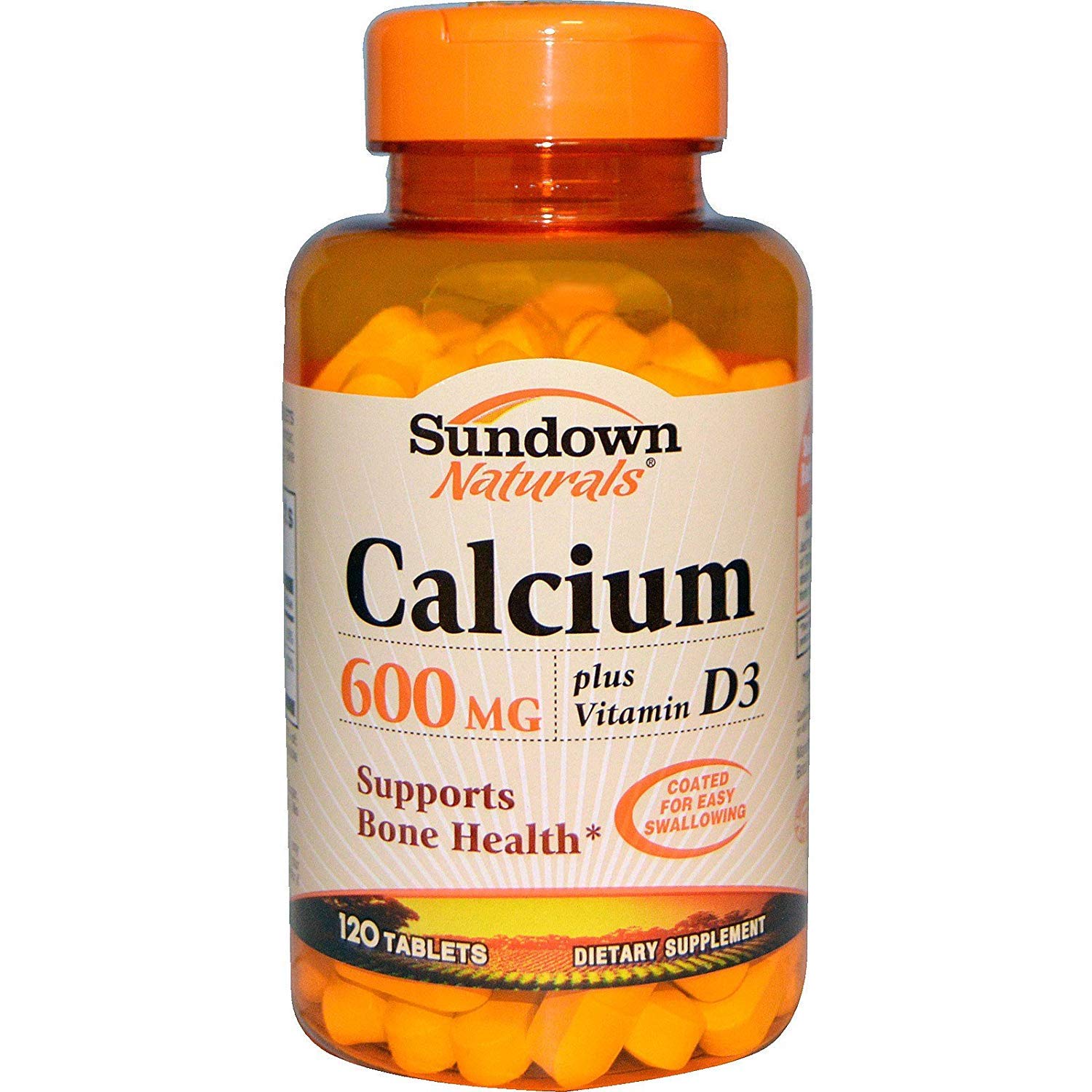 Rexall Sundown Naturals, Calcium, Plus Vitamin D3, 600 mg