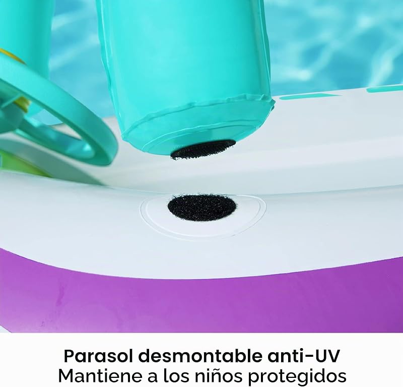 Barca Hinchable para Bebés Bestway® Space Splash™ con Parasol
