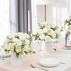MARTINE MALL 2 Packs Peonies Artificial