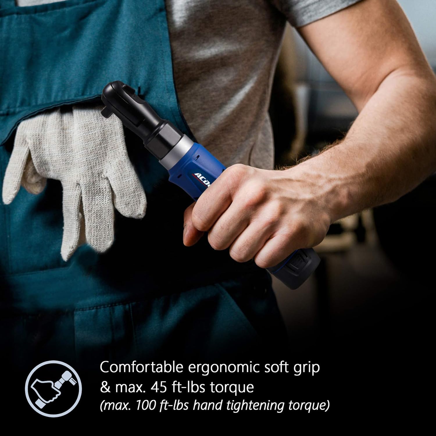 ACDelco ARW1209-K9 G12 Series 12V Li-ion Cordless ¼” & 3/8” Rachet Wrench Combo Tool Kit: Home Improvement